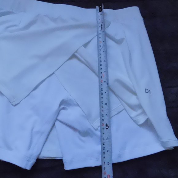 Asics XL Tennis Skirt Skort. NWT. Women's. X Large. White. - Picture 5 of 6